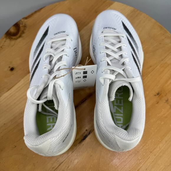 Adidas Adizero Electric TPU Men's Size 10.5 White Black Baseball Cleats IF8491 - Picture 5 of 8